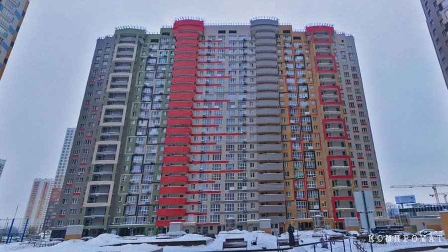 Новостройка, где Гасан Гасангаджиев недавно приобрёл три квартиры.
